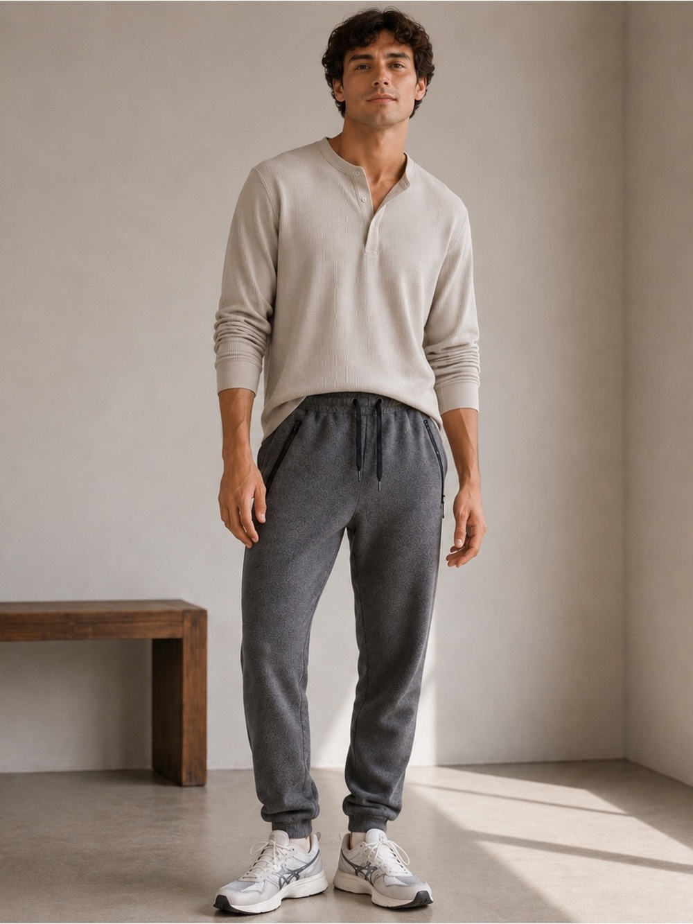 Outerknown Polartec Fleece Pants Men XL Gray Recycled Jogger